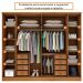 Guarda-Roupa Casal Sevilla 6 PT 8 GV Cinamomo e Off White