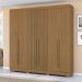 Guarda-Roupa Casal Sidney 6 Portas 2 Gavetas Atacama