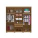Guarda-Roupa Casal Sidney 6 Portas 2 Gavetas Atacama e Areia