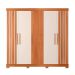 Guarda-Roupa Casal Sophia 5 Portas 2 Gavetas Freijó e Off White