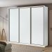 Guarda-Roupa Casal Spazio 3 Portas 6 Gavetas Branco