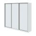 Guarda-Roupa Casal Spazio 3 Portas 6 Gavetas Branco