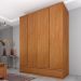Guarda-Roupa Casal Stillus 4 Portas 5 Gavetas Cinamomo