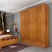 Guarda-Roupa Casal Stillus 4 Portas 5 Gavetas Cinamomo