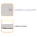 Guarda-Roupa Casal Stillus 4 Portas 5 Gavetas Neve