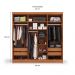 Guarda-Roupa Casal Supreme 6 Portas 4 Gavetas Freijó Wood e Off White