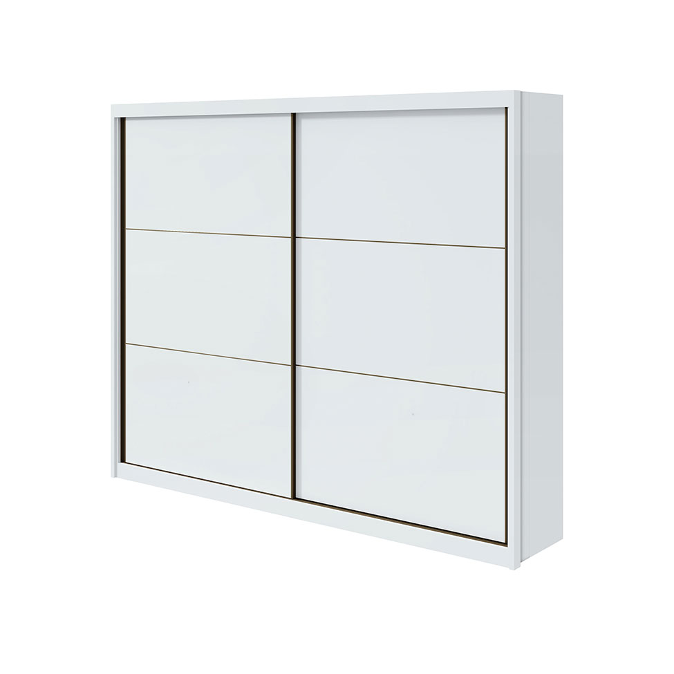 Guarda-Roupa Casal Toronto 2 PT 6 GV Branco