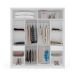 Guarda-Roupa Casal Valência 2 Portas 2 Gavetas Branco