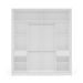 Guarda-Roupa Casal Valência 2 Portas 2 Gavetas Branco