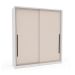 Guarda-Roupa Casal Valência 2 Portas 2 Gavetas Branco e Creme