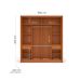 Guarda-Roupa Casal Valência 2 Portas 2 Gavetas Freijó e Creme