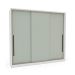 Guarda-Roupa Casal Valência 3 Portas 4 Gavetas Branco e Verde