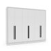 Guarda-Roupa Casal Valência 6 Portas 4 Gavetas Branco