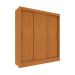 Guarda-Roupa Casal Valência Flex 3 Portas 4 Gavetas Cinamomo e Off White