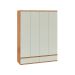 Guarda-Roupa Casal Vallence 4 Portas 4 Gavetas Freijó e Off White