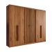 Guarda-Roupa Casal Vancouver Flex 6 Portas 3 Gavetas Freijó e Linho