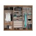 Guarda-Roupa Casal Vancouver Flex 6 Portas 3 Gavetas Freijó e Linho