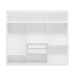 Guarda-Roupa Casal Venice 6 Portas 2 Gavetas Branco