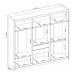 Guarda-Roupa Casal Venice 6 Portas 4 Gavetas Amêndola e Off White