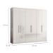 Guarda-Roupa Casal Venice 6 Portas 4 Gavetas Branco