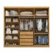 Guarda-Roupa Casal Venice 6 Portas 4 Gavetas Cinamon e Off White