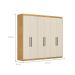 Guarda-Roupa Casal Venice 6 Portas 4 Gavetas Cinamon e Off White