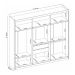 Guarda-Roupa Casal Venice com Prateleiras 6 Portas 2 Gavetas Amêndola e Off White