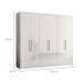 Guarda-Roupa Casal Venice com Prateleiras 6 Portas 2 Gavetas Branco