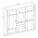 Guarda-Roupa Casal Venice com Prateleiras 6 Portas 4 Gavetas Branco