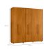 Guarda-Roupa Casal Veronesse 6 Portas 4 Gavetas Cinamomo