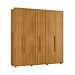 Guarda-Roupa Casal Veronesse 6 Portas 4 Gavetas Cumaru