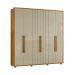 Guarda-Roupa Casal Veronesse 6 Portas 4 Gavetas Cumaru e Opala
