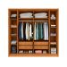 Guarda-Roupa Casal Vicenzo com Pés 6 Portas 4 Gavetas Cinamomo