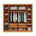 Guarda-Roupa Casal Vicenzo sem Pés 6 Portas 4 Gavetas Cinamomo