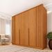 Guarda-Roupa Casal Vicenzo sem Pés 6 Portas 4 Gavetas Cinamomo