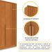 Guarda-Roupa Casal Vicenzo sem Pés 6 Portas 4 Gavetas Cinamomo