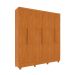 Guarda-Roupa Casal Vietri com Pés 6 Portas 4 Gavetas Cinamomo