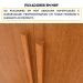 Guarda-Roupa Casal Vietri sem Pés 6 Portas 4 Gavetas Cinamomo