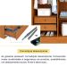 Guarda-Roupa Casal Vietri sem Pés 6 Portas 4 Gavetas Cinamomo