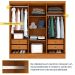 Guarda-Roupa Casal Vietri sem Pés 6 Portas 4 Gavetas Cinamomo