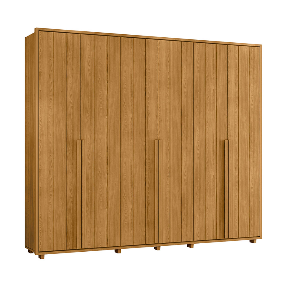 Guarda-Roupa Casal Volpi 6 Portas 6 Gavetas Cumaru