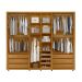 Guarda-Roupa Casal Volpi 6 Portas 6 Gavetas Cumaru