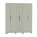 Guarda-Roupa Casal York 6 Portas 2 Gavetas Off White