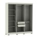 Guarda-Roupa Casal York 6 Portas 2 Gavetas Off White