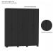 Guarda-Roupa Casal York 6 Portas 2 Gavetas Preto