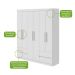 Guarda-Roupa Casal Zeus sem Pés 6 Portas 4 Gavetas Branco