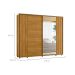 Guarda-Roupa Casal com 1 Espelho Dali 2 Portas 8 Gavetas Cumaru