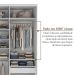 Guarda-Roupa Casal com 1 Espelho Lugano 3 Portas 4 Gavetas Carvalho