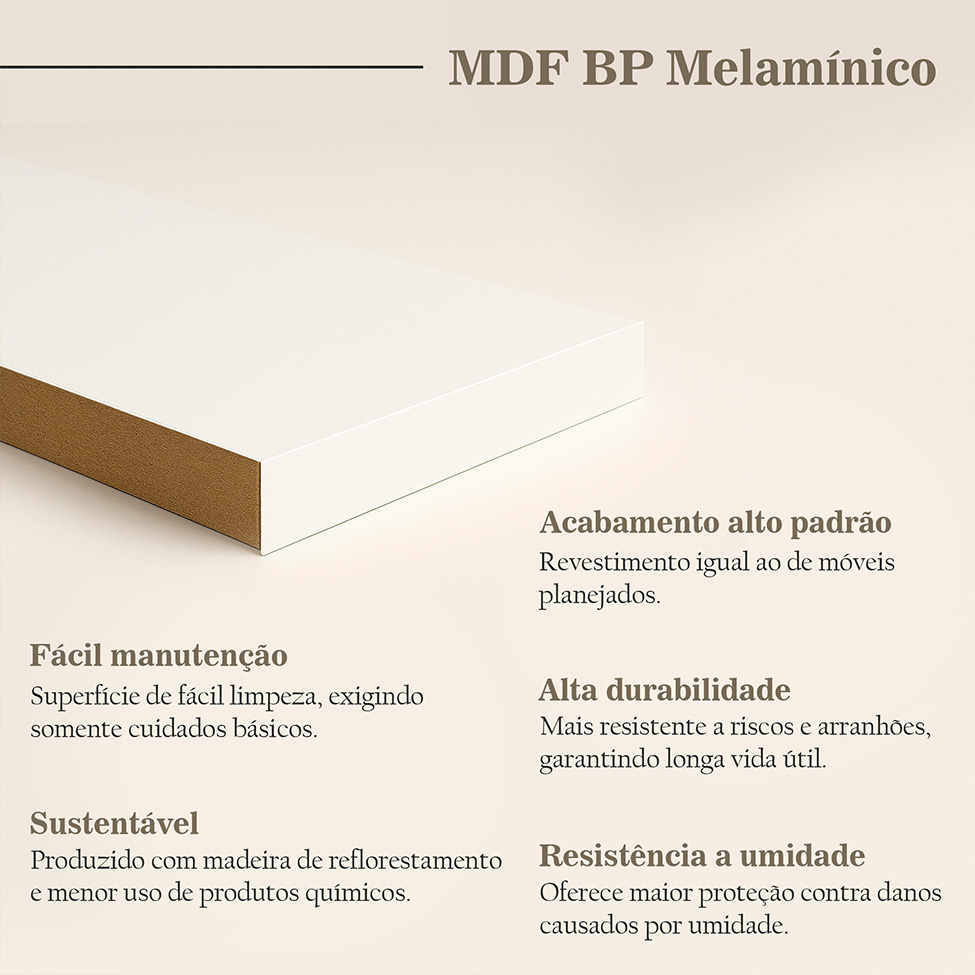 Guarda-Roupa Casal com 1 Espelho Lugano 3 Portas 4 Gavetas Carvalho