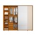 Guarda-Roupa Casal com 2 Espelhos Dali 2 Portas 8 Gavetas Cinamomo e Off White